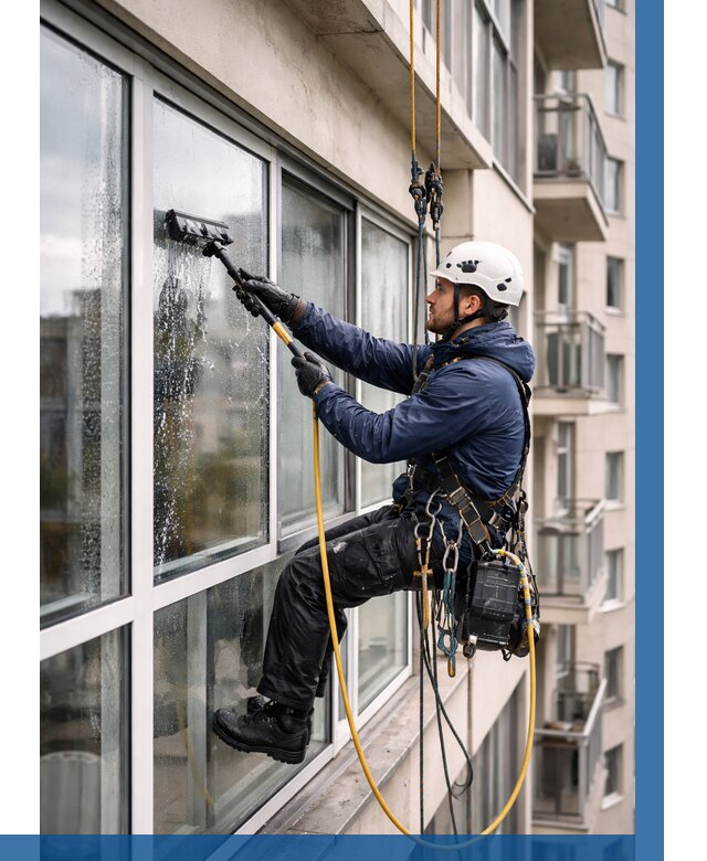 Мойка балконного остекления в Орехове-Зуеве от 3647 р. | ВЫСОТНИК-Рхв