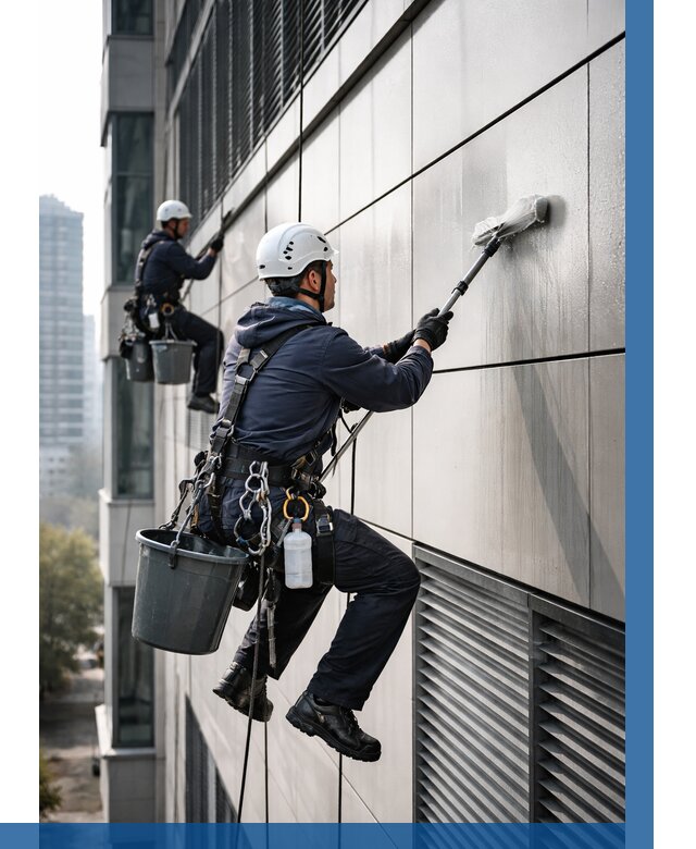 Мойка вентилируемого фасада в Орехове-Зуеве от 261 р. | ВЫСОТНИК-Рхв