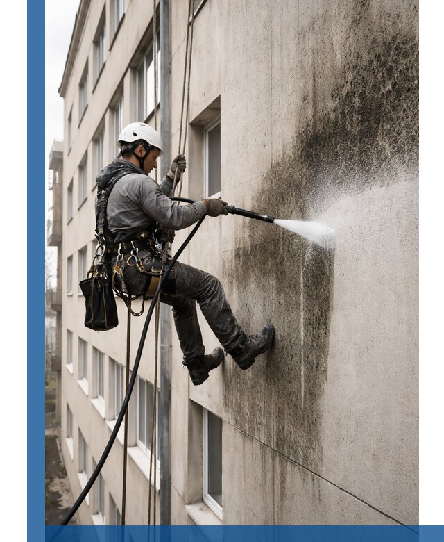 Профессиональная очистка фасадов от плесени в Орехове-Зуеве