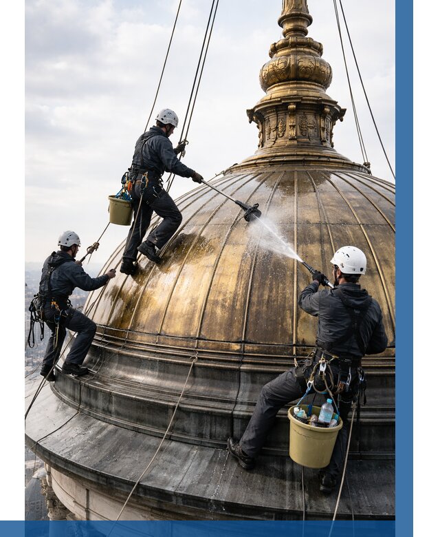 Мойка куполов и шпилей в Орехове-Зуеве от 8336 р. - заказать | ВЫСОТНИК-Рхв