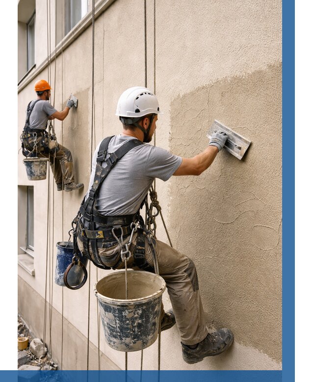 Декоративная штукатурка фасада в Орехове-Зуеве от 1250 р. | ВЫСОТНИК-Рхв