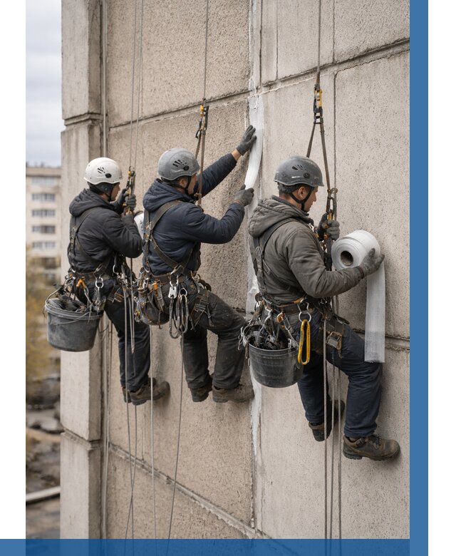 Ремонт межпанельных швов в Орехове-Зуеве от 782 р. | ВЫСОТНИК-Рхв