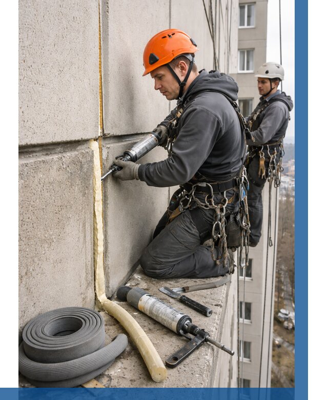 Теплый шов межпанельные швы в Орехове-Зуеве от 729 р. | ВЫСОТНИК-Рхв