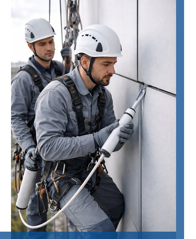 Герметизация швов вилатермом в Орехове-Зуеве от 625 р. | ВЫСОТНИК-Рхв