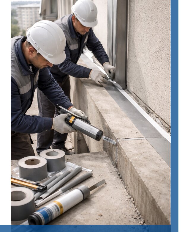 Герметизация примыкания балкона в Орехове-Зуеве от 4689 р. | ВЫСОТНИК-Рхв