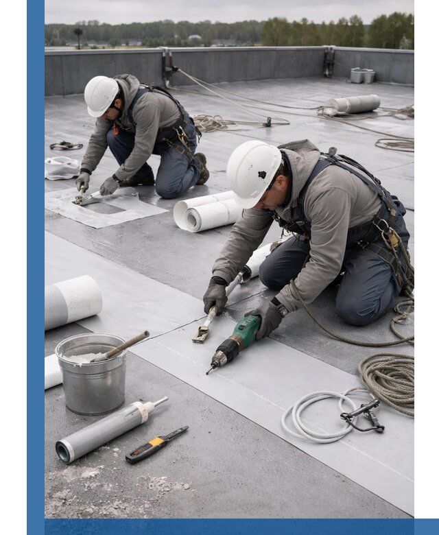 Ремонт мембранной кровли в Орехове-Зуеве качественно и с гарантией