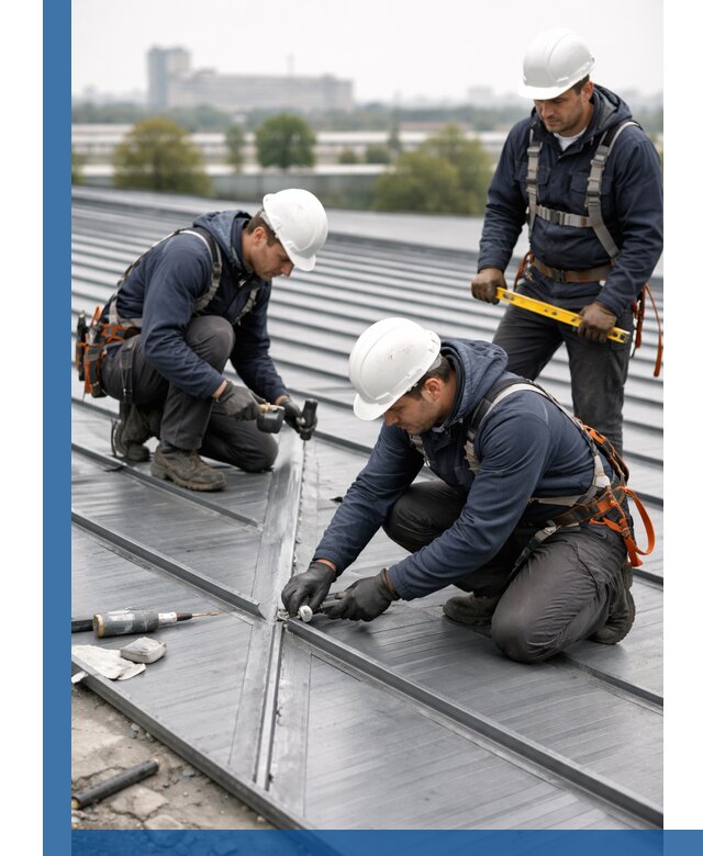 Ремонт фальцевой кровли в Орехове-Зуеве срочно и качественно