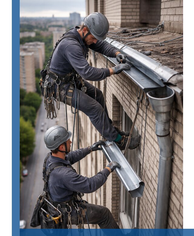 Ремонт водосточных желобов в Орехове-Зуеве, быстро и качественно