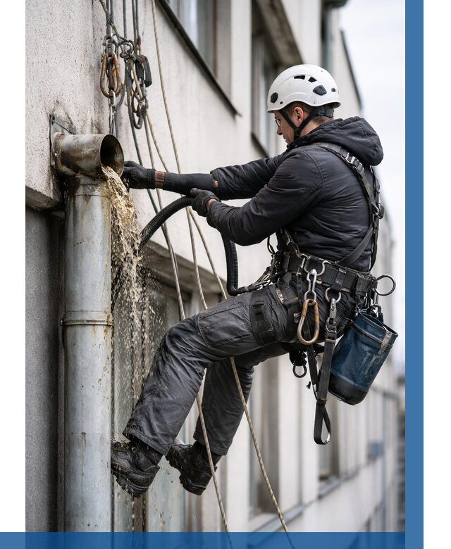 Прочистка водосточных труб в Орехове-Зуеве от 3647 р. | ВЫСОТНИК-Рхв