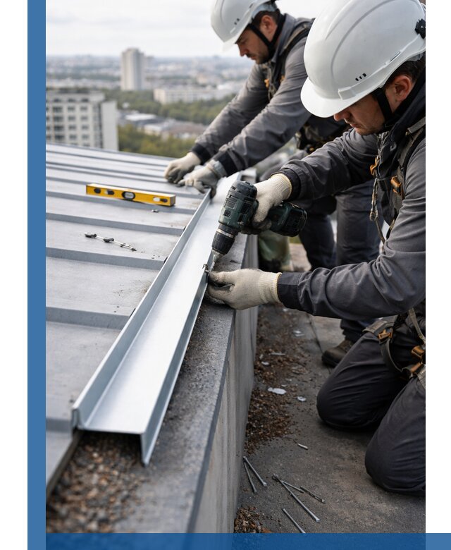 Монтаж капельника на кровле в Орехове-Зуеве с гарантией качества