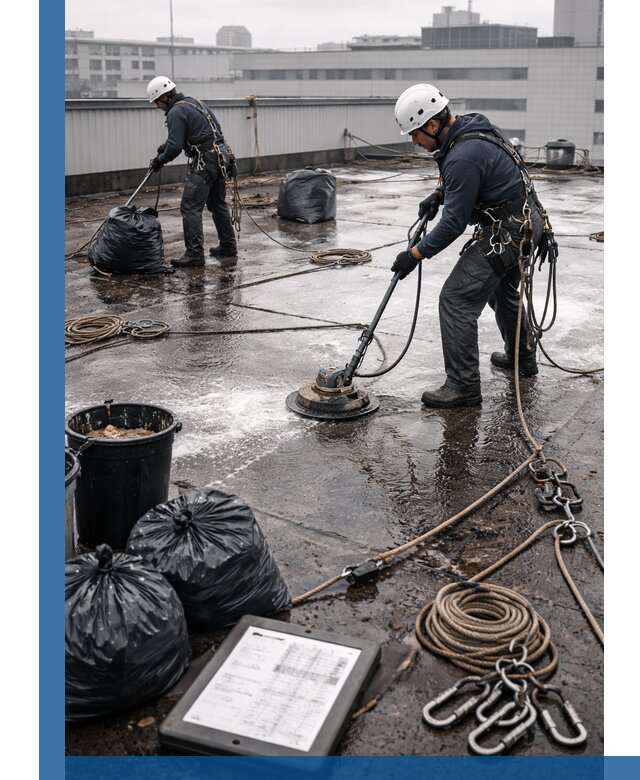 Плановая очистка кровли по графику в Орехове-Зуеве для безопасности