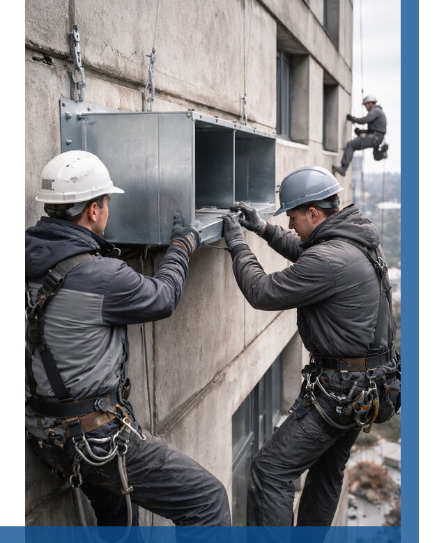 Монтаж вентиляционных коробов в Орехове-Зуеве от 3126 р. | ВЫСОТНИК-Рхв