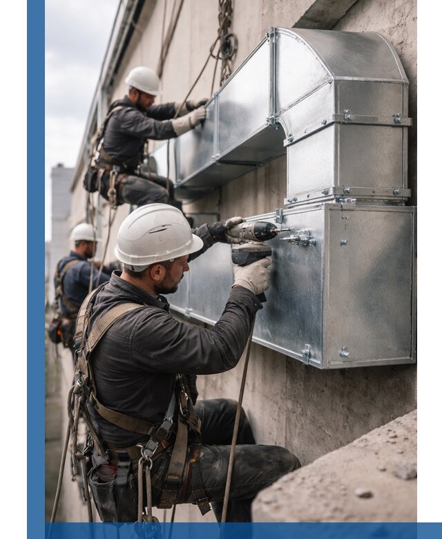 Профессиональный монтаж вентиляционных коробов в Орехове-Зуеве под ключ