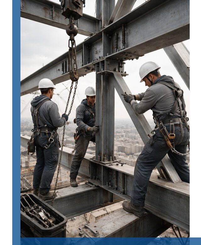 Профессиональный монтаж металлоконструкций на высоте в Орехове-Зуеве