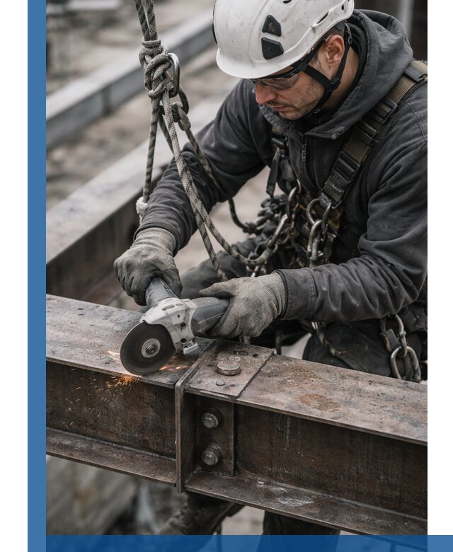 Резка металла на высоте в Орехове-Зуеве для зданий и конструкций