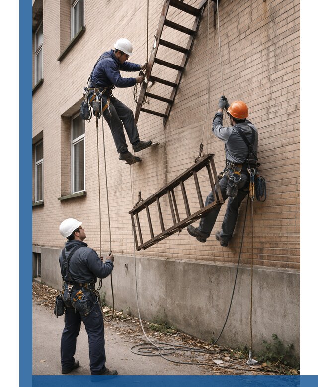 Демонтаж пожарной лестницы в Орехове-Зуеве быстро и безопасно