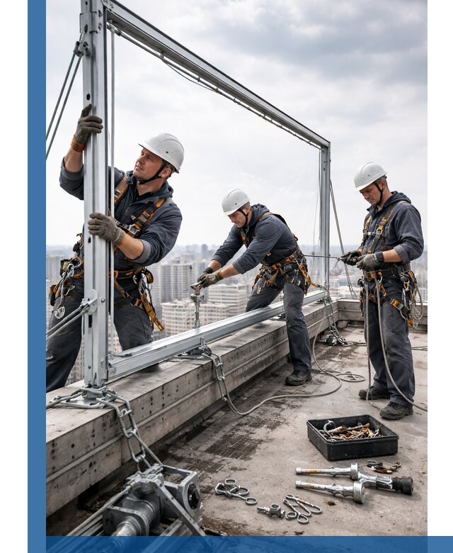 Монтаж крышных рекламных конструкций под ключ в Орехове-Зуеве