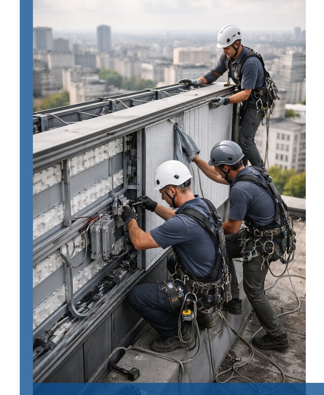 Профессиональное обслуживание крышной рекламы в Орехове-Зуеве под ключ