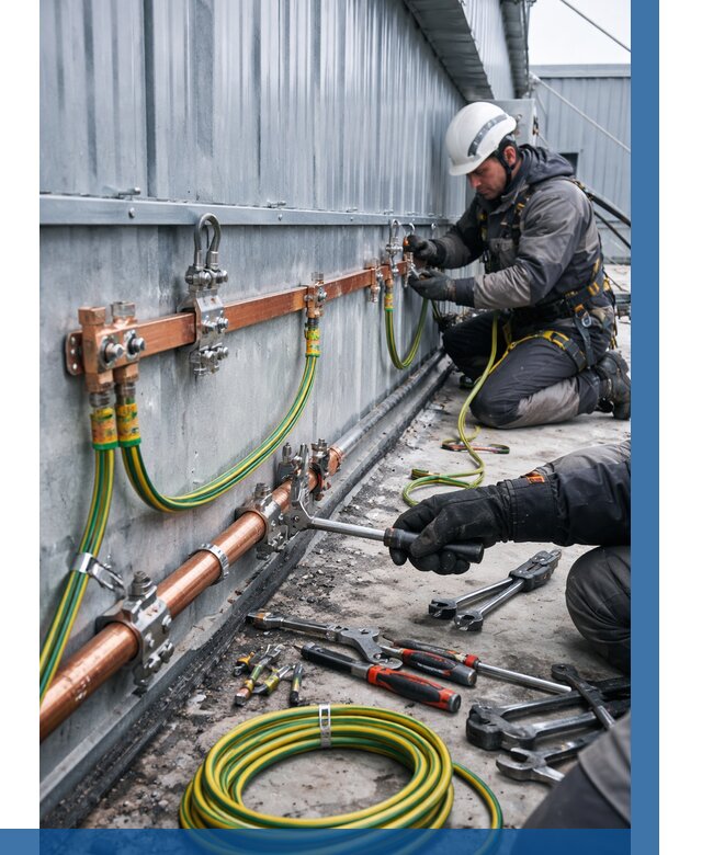 Монтаж заземления здания в Орехове-Зуеве от 26050 р. | ВЫСОТНИК-Рхв