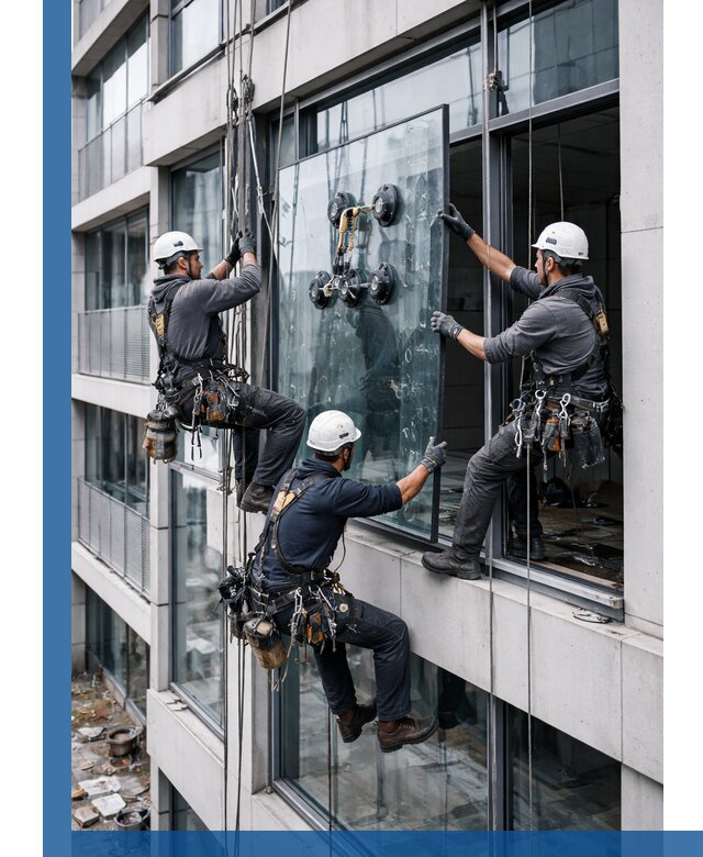 Фасадное остекление и монтаж витражей зданий в Орехове-Зуеве под ключ