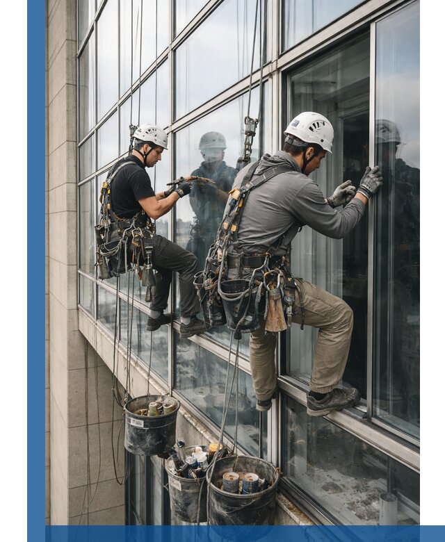 Ремонт витражных конструкций и фасадного остекления в Орехове-Зуеве