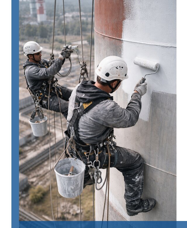 Покраска дымовых труб в Орехове-Зуеве: антикоррозийная защита и восстановление