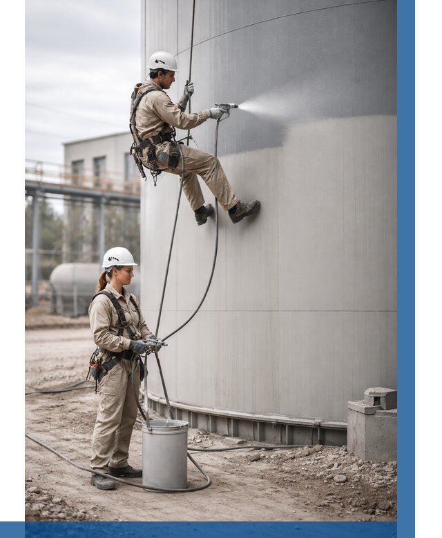 Покраска резервуаров в Орехове-Зуеве от 1250 р. | ВЫСОТНИК-Рхв — заказать