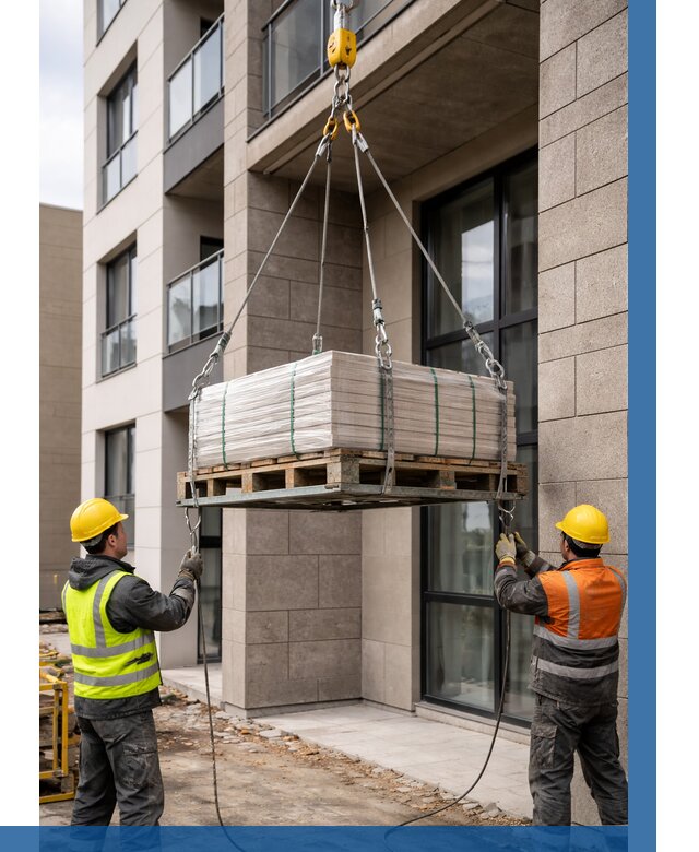 Подъем керамогранита на этаж в Орехове-Зуеве от 3647 р. | ВЫСОТНИК-Рхв