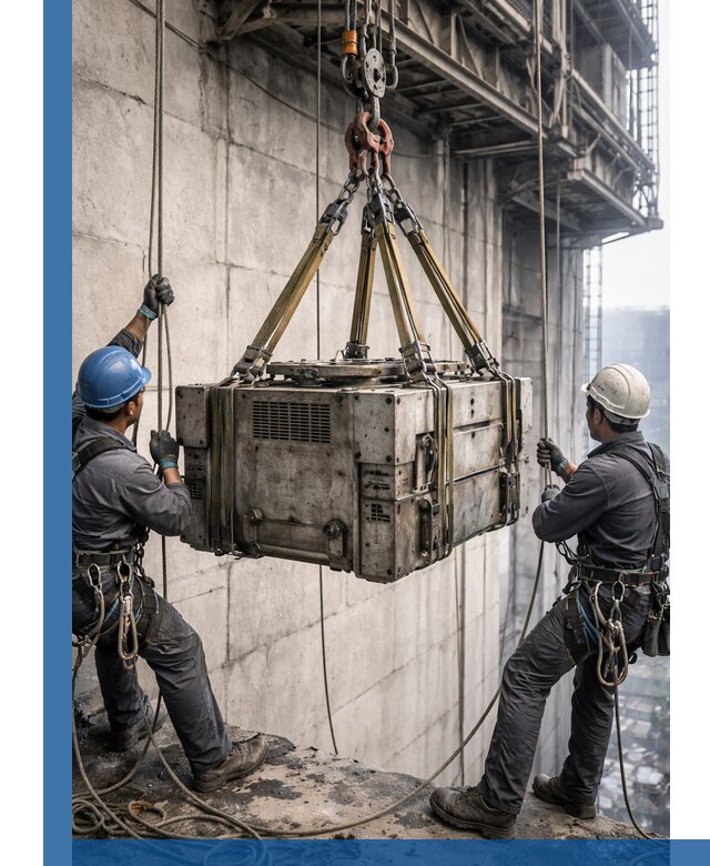 Такелажные работы на высоте, подъем и монтаж грузов в Орехове-Зуеве