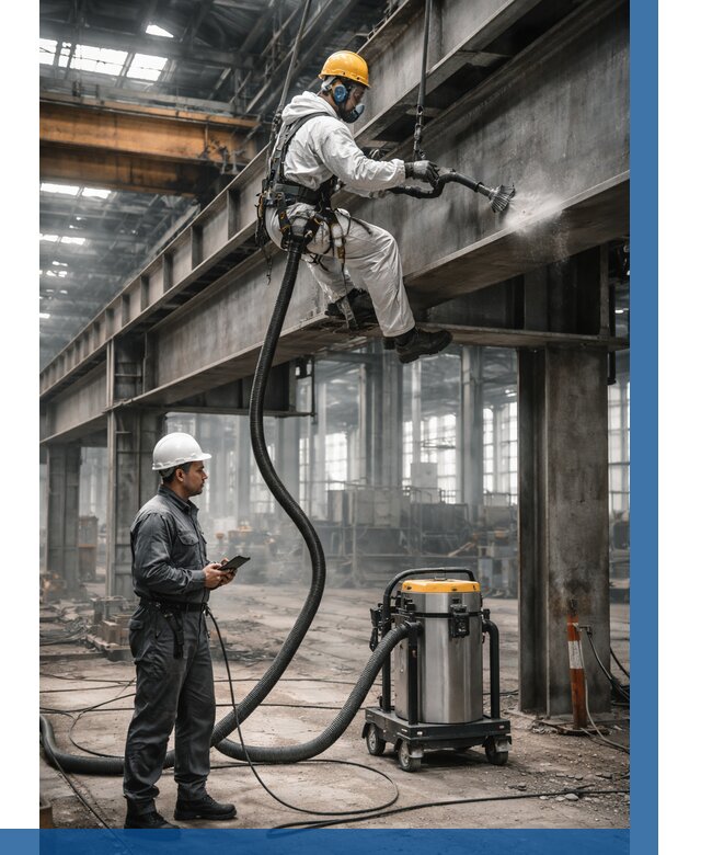 Обеспыливание конструкций в цехе в Орехове-Зуеве от 4376 р. | ВЫСОТНИК-Рхв