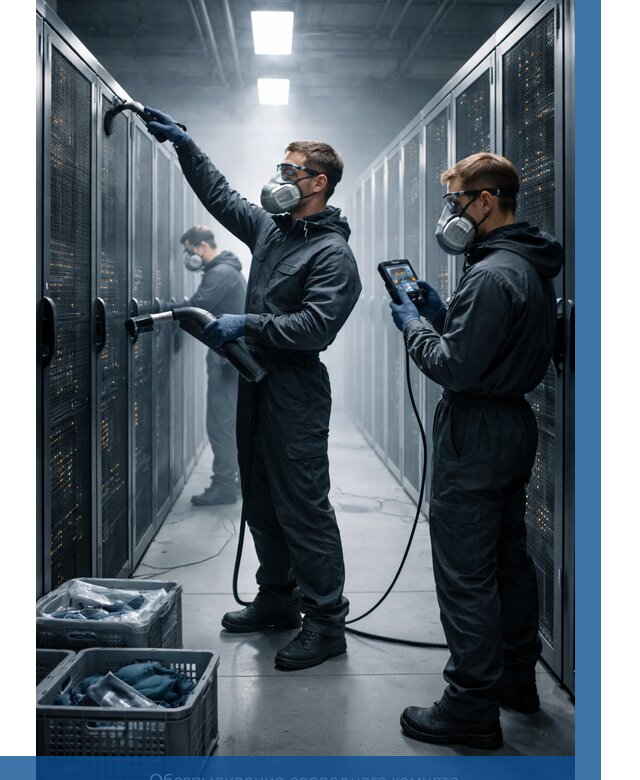 Обеспыливание серверной комнаты в Орехове-Зуеве от 4689 р. | ВЫСОТНИК-Рхв