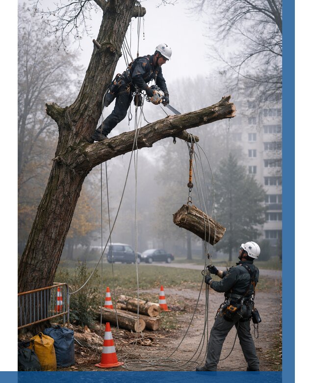Удаление аварийных деревьев в Орехове-Зуеве от 15630 р. | ВЫСОТНИК-Рхв
