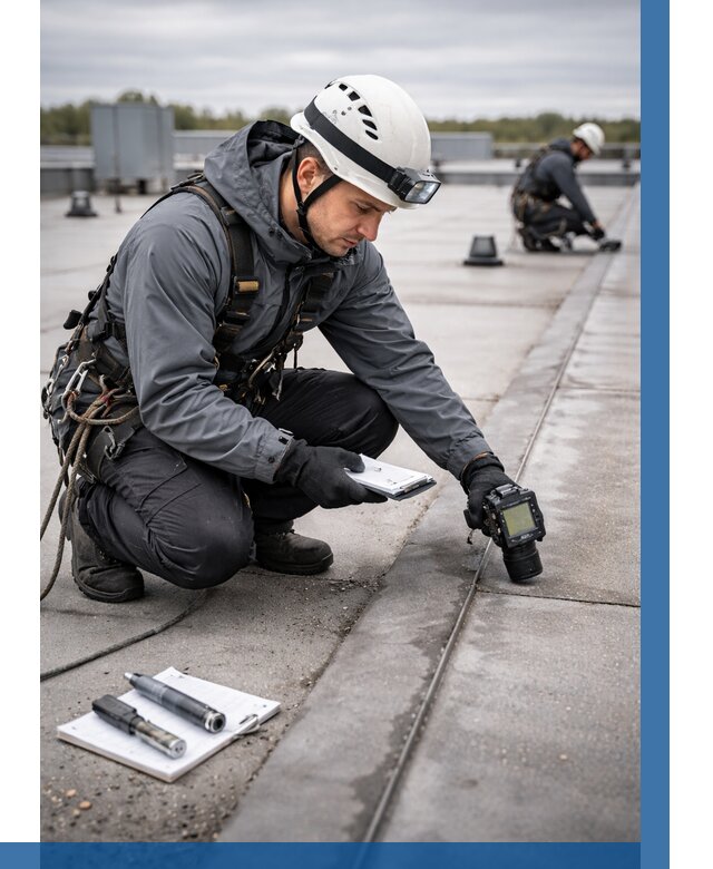 Обследование кровли на протечки в Орехове-Зуеве от 4689 р. | ВЫСОТНИК-Рхв