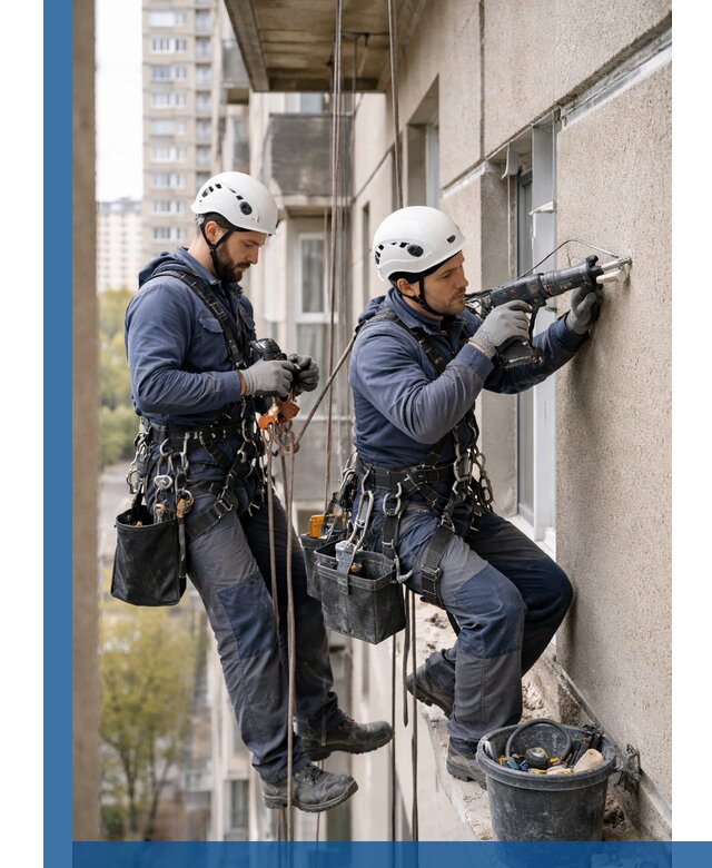 Промышленные альпинисты высотные работы и монтаж в Орехове-Зуеве